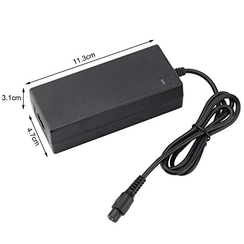 Adaptador de Corriente Cargador 42V 2A Reino UE Enchufe eléctrico E Bicicleta Scooter Cargador de batería para Equilibrio electrónico Inteligente Scooter Hoverboard(EU Plug)