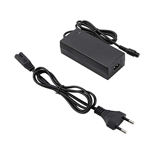 Adaptador de Corriente Cargador 42V 2A Reino UE Enchufe eléctrico E Bicicleta Scooter Cargador de batería para Equilibrio electrónico Inteligente Scooter Hoverboard(EU Plug)