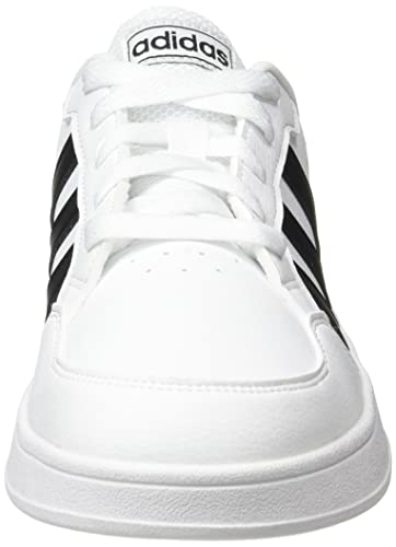 adidas BREAKNET K, Zapatillas de Tenis Unisex Adulto, FTWBLA/NEGBÁS/FTWBLA, 39 1/3 EU