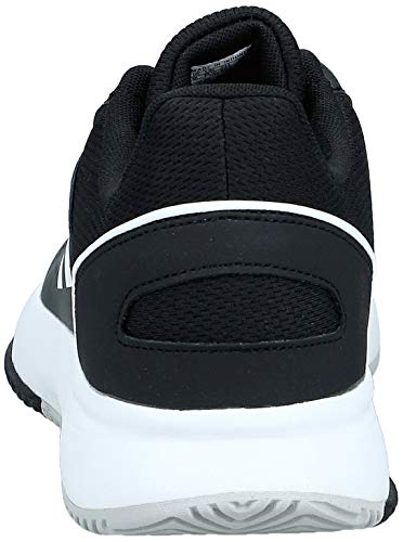 adidas Courtsmash, Tennis Shoe Hombre, Core Black/Cloud White/Grey, 43 1/3 EU