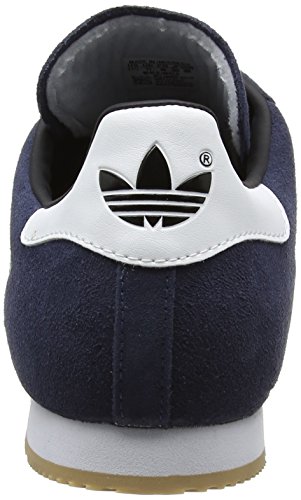 adidas Samba Super Suede, Zapatillas Hombre, Azul Navy Running White Footwear, 44 2/3 EU