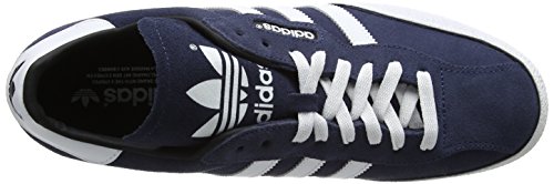 adidas Samba Super Suede, Zapatillas Hombre, Azul Navy Running White Footwear, 44 2/3 EU