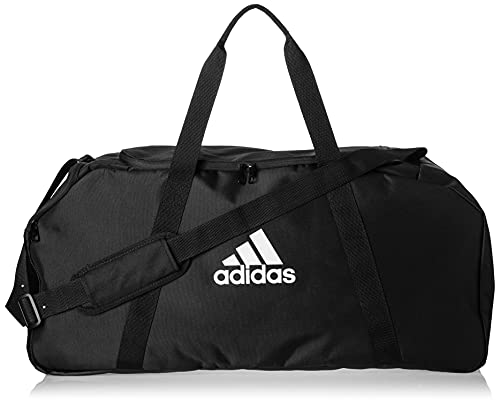 adidas Tiro DU L - Bolsa de deporte, Unisex Adulto, Negro/Blanco, 70 x 32 x 32 cm