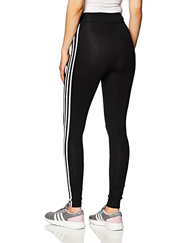 adidas Tres Bds Mallas, Mujer, Negro (Black/White), Tamaño del Fabricante 34