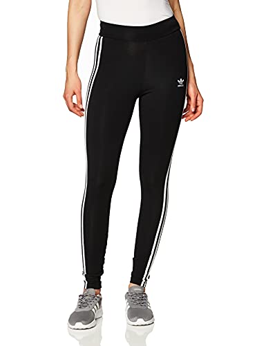 adidas Tres Bds Mallas, Mujer, Negro (Black/White), Tamaño del Fabricante 34