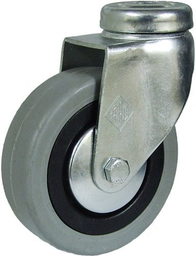 Afo 478/80 gg - Rueda diámetro 80 cliper pasador goma gris
