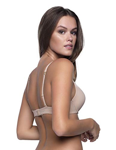 After Eden - Sujetador para Mujer, Talla 90F, Color Polvo (Powder)