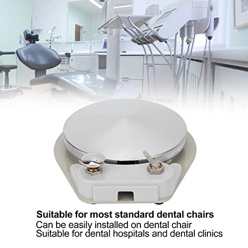 Agatige Pedal de Control de pie de sillón Dental, Pedal de pie Dental Estable Profesional, Accesorio de Pedal de Control de pie estándar de 4 Orificios para sillón Dental