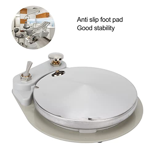 Agatige Pedal de Control de pie de sillón Dental, Pedal de pie Dental Estable Profesional, Accesorio de Pedal de Control de pie estándar de 4 Orificios para sillón Dental