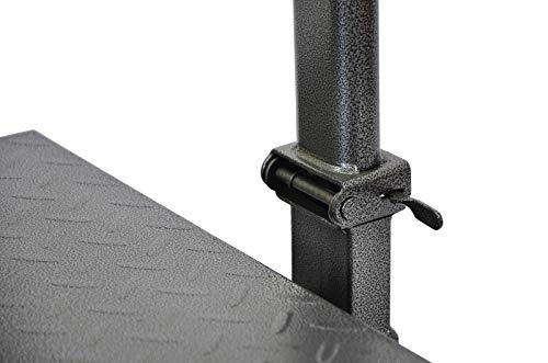 AgoraDirect - Báscula Industrial 500kg/100g, Pantalla LCD Digital De Doble Cara, Plegable, Balanza De Plataforma Reforzada De Acero 45x60cm, Báscula De Paquetes Postales De Alta Resistencia Para Pesaj