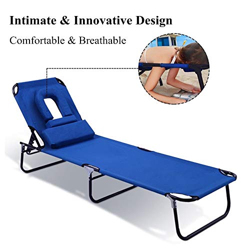 AIMCAE Silla y Cama portátiles para el Cuidado de la Salud, Silla reclinable y Hamaca de enfermería, Tumbona Plegable, Silla de acompañamiento, sillones para Hospital, Oficina, guardería