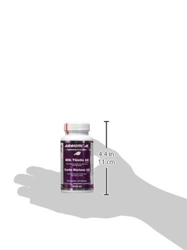 Airbiotic AB Cardo Mariano AB Complex, Cápsulas hierbas para la función hepática, 60 cápsulas