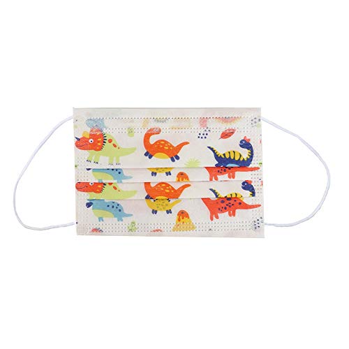 Akofon 50pcs mascarillas desechable de niño con 5 dibujos diferentes triple capas con alta filtración bacteriana - Entrega rápida - Stock en España (50 pcs surtida de niño)