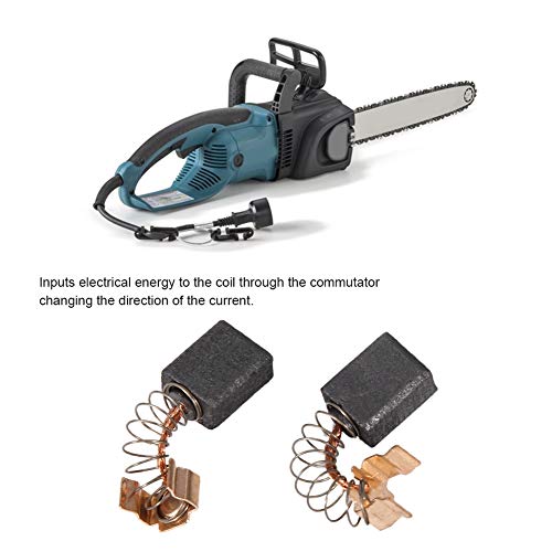 Akozon Cepillo de carbón reemplazo del juego de escobillas de carbón del motor 2pcs para los modelos Makita 191962-4