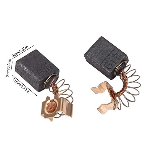 Akozon Cepillo de carbón reemplazo del juego de escobillas de carbón del motor 2pcs para los modelos Makita 191962-4