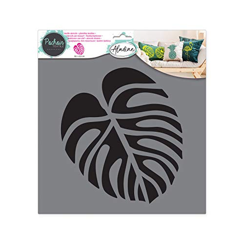 Aladine 81013 plantilla textil hoja Tropical