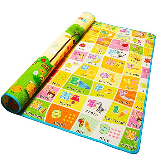 Alea Baby® Alfombra Infantil Para Suelo Bebe - Colchonetas Niños De Juego - Parque Infantil Niña - Manta Actividades Acolchada De Juego
