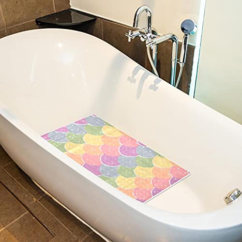 Alfombrilla antideslizante para bañera de bebé, antideslizante, con ventosas, básculas de pescado, bañeras de baño náuticas