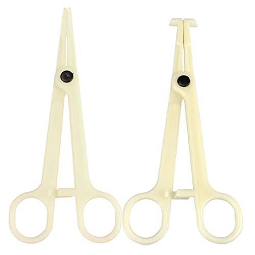 Alicates herramienta piercing tatuaje del labio del oído del ombligo nariz Lengua tabique pinza para grapas la apertura del anillo y cierre de los alicates de acero inoxidable (alicates diagonales)