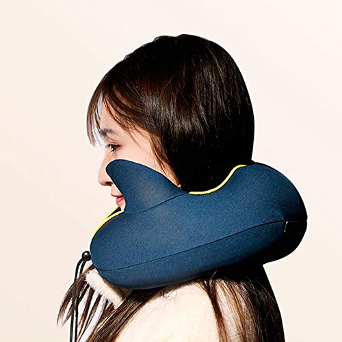 Almohada de viaje,1 piezas Almohada de Cuello Cuello Collarin Cervical Viaje Cojin Cuello Avion Cervical Reposa Cabeza Viaje Almohada de Descanso Almohada,para Viajes y Uso al Aire Libre,28*26*13cm