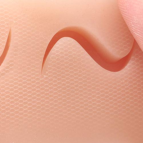 Almohadilla de sutura de 3 capas mejorada con heridas, para practicar suturas. – No se separa, rasga o rompe fácilmente (con base antideslizante)