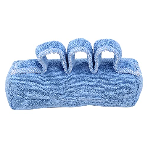 Almohadilla para separar los dedos de los ancianos, Almohadilla para separar los dedos Cómodo a largo plazo para las úlceras bucales y las úlceras por decúbito interfalángico(Light blue)