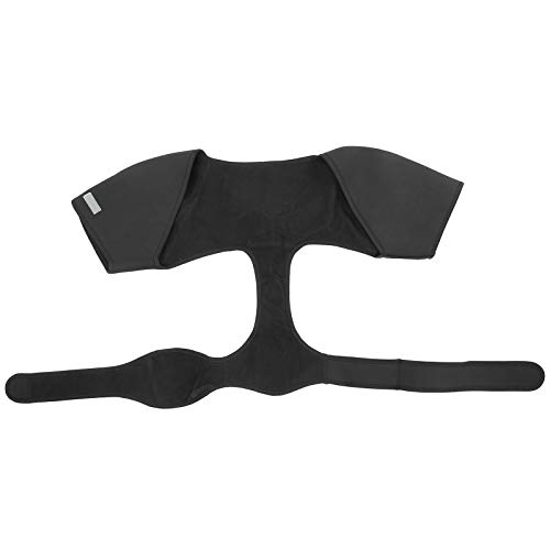 Almohadilla térmica para hombros, cinturón calefactor eléctrico 2 en 1 para hombros y cintura, soporte calefactor para hombros y cintura para manguito rotador, cápsula articular, lesión del tendón del