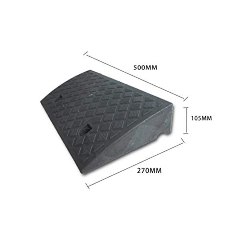 Almohadilla Triangular Antideslizante, Almohadilla Inclinada de plástico Hospital Rampas for sillas de Ruedas discapacitadas Taxi Almohadilla Protectora for neumáticos Protectores portátiles