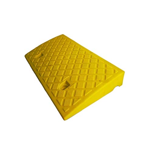 Almohadilla Triangular Antideslizante, Almohadilla Inclinada de plástico Hospital Rampas for sillas de Ruedas discapacitadas Taxi Almohadilla Protectora for neumáticos Protectores portátiles