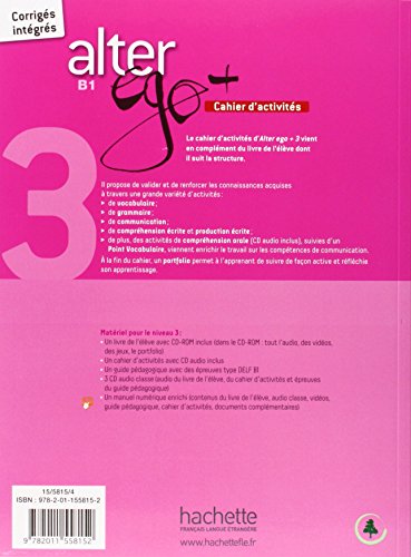 ALTER EGO + B1 EJERCICIOS+CD: Cahier d'activités: Vol. 3