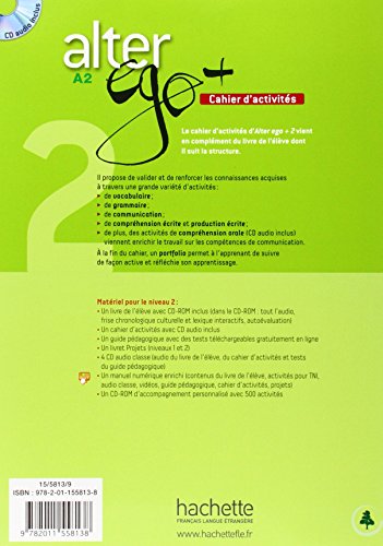 Alter Ego. Niveau A2+ . Cahier D'Exercices: Cahier d'activités: Vol. 2