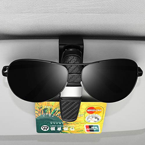 ALUYF 3 Piezas Soporte de Clip para Gafas de Sol para Visera de Coche Soport Gafas Coche Porta Gafas para Visera de Coche Clip de Soporte para Gafas de Sol de Coche Soportes para Gafas de Sol Coche