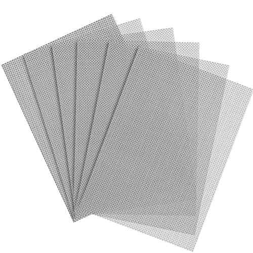 Amagabeli A4 210 x 300mm 6PCS Malla de Alambre Malla Tejido Malla de Acero Inoxidable Malla de Roedores Hoja de Tejida con Mosquitera de Agujeros de 1 mm Alambre de 0.60mm Alambre a prueba de roedores