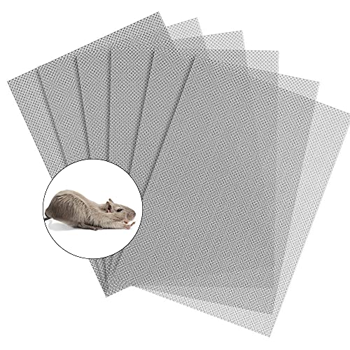 Amagabeli A4 210 x 300mm 6PCS Malla de Alambre Malla Tejido Malla de Acero Inoxidable Malla de Roedores Hoja de Tejida con Mosquitera de Agujeros de 1 mm Alambre de 0.60mm Alambre a prueba de roedores