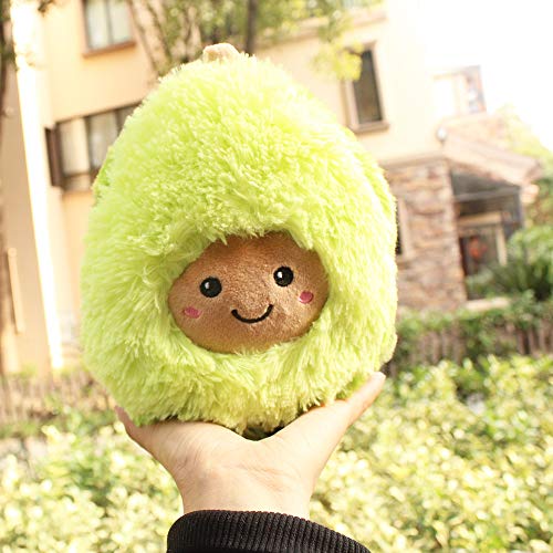 Amajoy 20cm Mini Almohada de Felpa rellena de Aguacate Comodidad Cojín de Aguacate Regalo de cumpleaños de Navidad Cojín de Almohada para bebés Niñas Regalo de Fiesta
