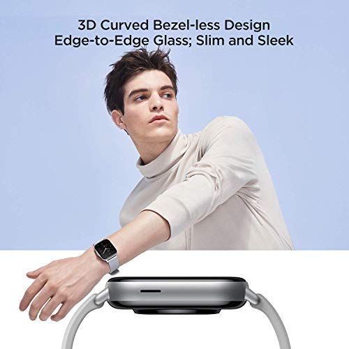 Amazfit GTS 2 Smartwatch Reloj Inteligente con Llamada bluetooth 90 Modos Deportivos Monitor de saturación de oxígeno Sangre y de Frecuencia Cardíaca Almacenamiento de música de 3 GB,Gris