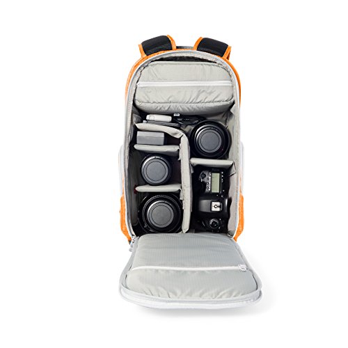 Amazon Basics - Mochila para cámara, para excursionistas - Naranja
