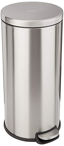 Amazon Basics Round Soft-Close Trash Can - 30L