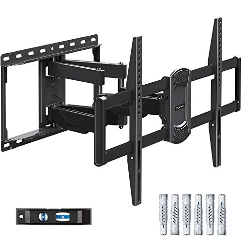Amazon Brand - Eono Soporte de Pared TV Giratorio Inclinable para Muchos 42-70 Pulgadas Televisores de LED, LCD, OLED con VESA Entre 200x100 y 600x400 mm y 45,5kg, Soporte TV de Articulado PL2617