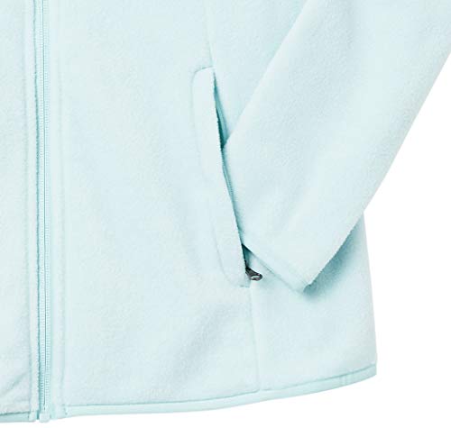 Amazon Essentials Chaqueta de Forro Polar con Cremallera Mujer ,Verde (aqua),Large