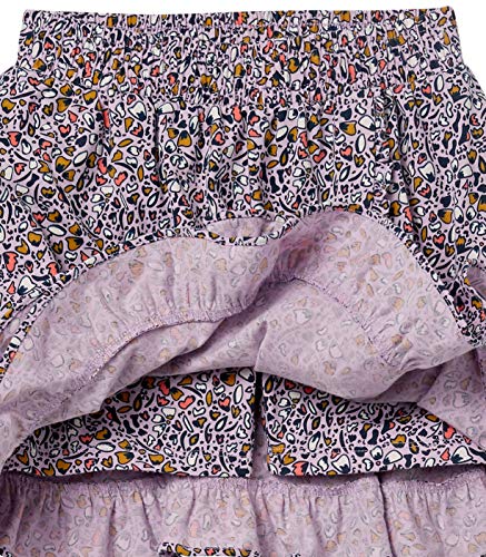 Amazon Essentials Knit Scooter Skirts Falda para Patinete, Azul Marino, Floral, 4-5 años