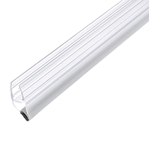 Amig - Junta Magnética de Cierre Mod.261 para Cristales de Espesor 6 a 8 mm, Perfil de Goma para Sellado o Estanqueidad de Mamparas de Ducha o Bañera, Polaridad Sur - Norte, Pieza de 2 M, Transparente