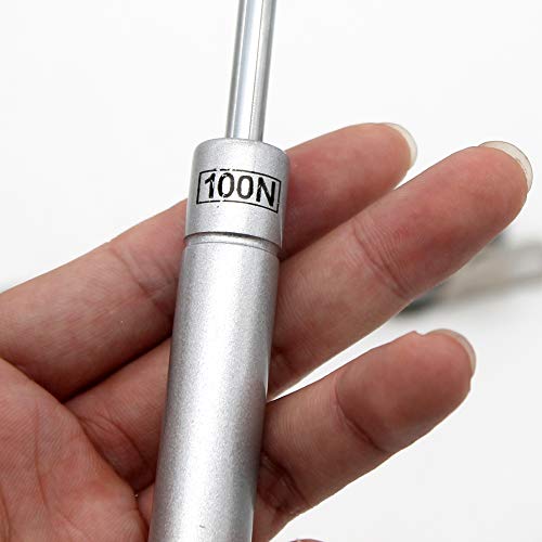 Amortiguador de gas,Resorte de gas,Pistones a Gas, Hidráulico Muebles Cocina Amortiguador Puertas Elevables Bisagras Resortes Armario con Tornillos Amortiguador Puertas 100N/22lb/10kg 265mm 2pcs