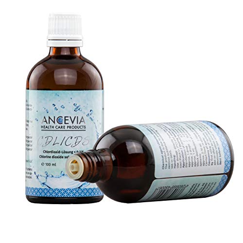 ANCEVIA® - dioxido de cloro 0.3% (100 ml) - CDS - CDL – Botella de vidrio marrón – Hecha en Alemania