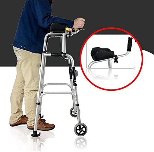 Andador con andador con brazo que protege la columna lumbar utilizado para el entrenamiento de las extremidades inferiores del anciano Andador con ruedas Marco para caminar para personas mayores