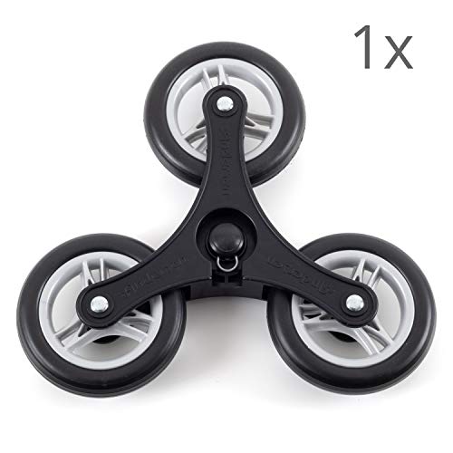 Andersen Rueda para Carro de Compra Scala y Royal, Ø 3 x 130 mm, Rueda con 3 Ruedas