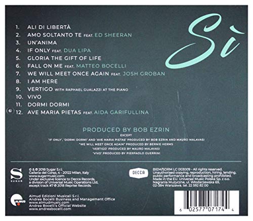 Andrea Bocelli: Si [CD]