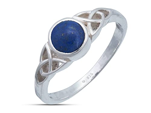 Anillo de plata de ley 925 lapislázuli (No: MRI 179), Ringgröße:60 mm/Ø 19.1 mm