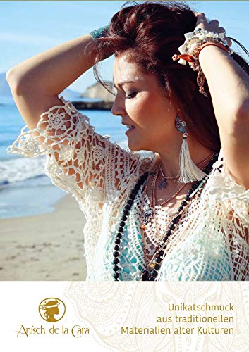 Anisch de la Cara Mujeres Pendiente Coral Pearl - Ocean Daughters Ohrring mit Swarovski Ocean Daughters - Arte no 90318-m