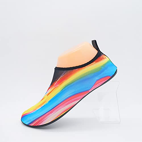 Anjetan Playa Zapatos De Natación Antideslizante Ergonómico Flexible Transpirable Calcetines Acuáticos Portátiles Calzado De Deportes Acuáticos Hombre